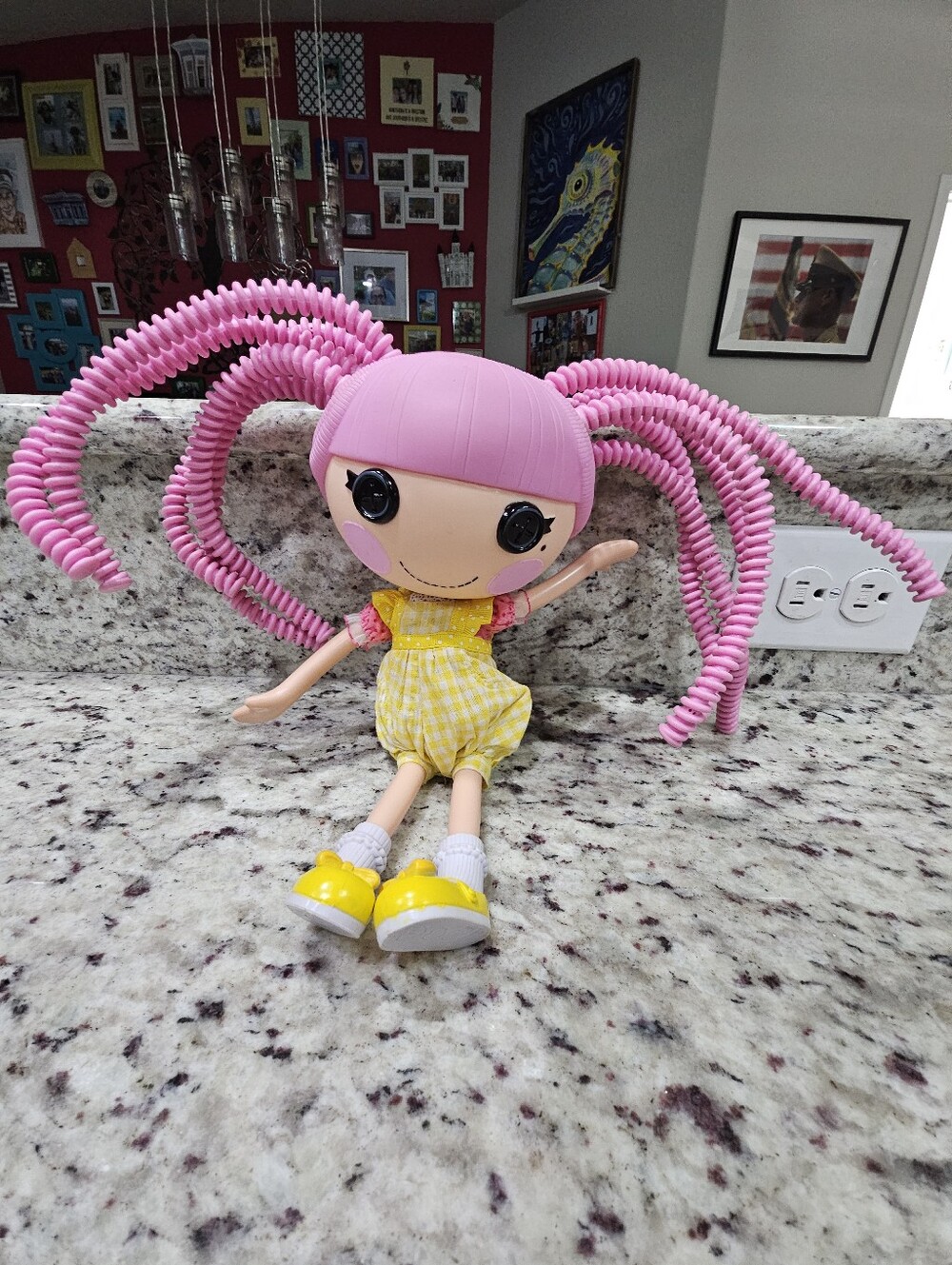 LALALOOPSY Crumbs Sugar Cookie Large 12" Full Size Doll 2010 Silly Hair Doll
